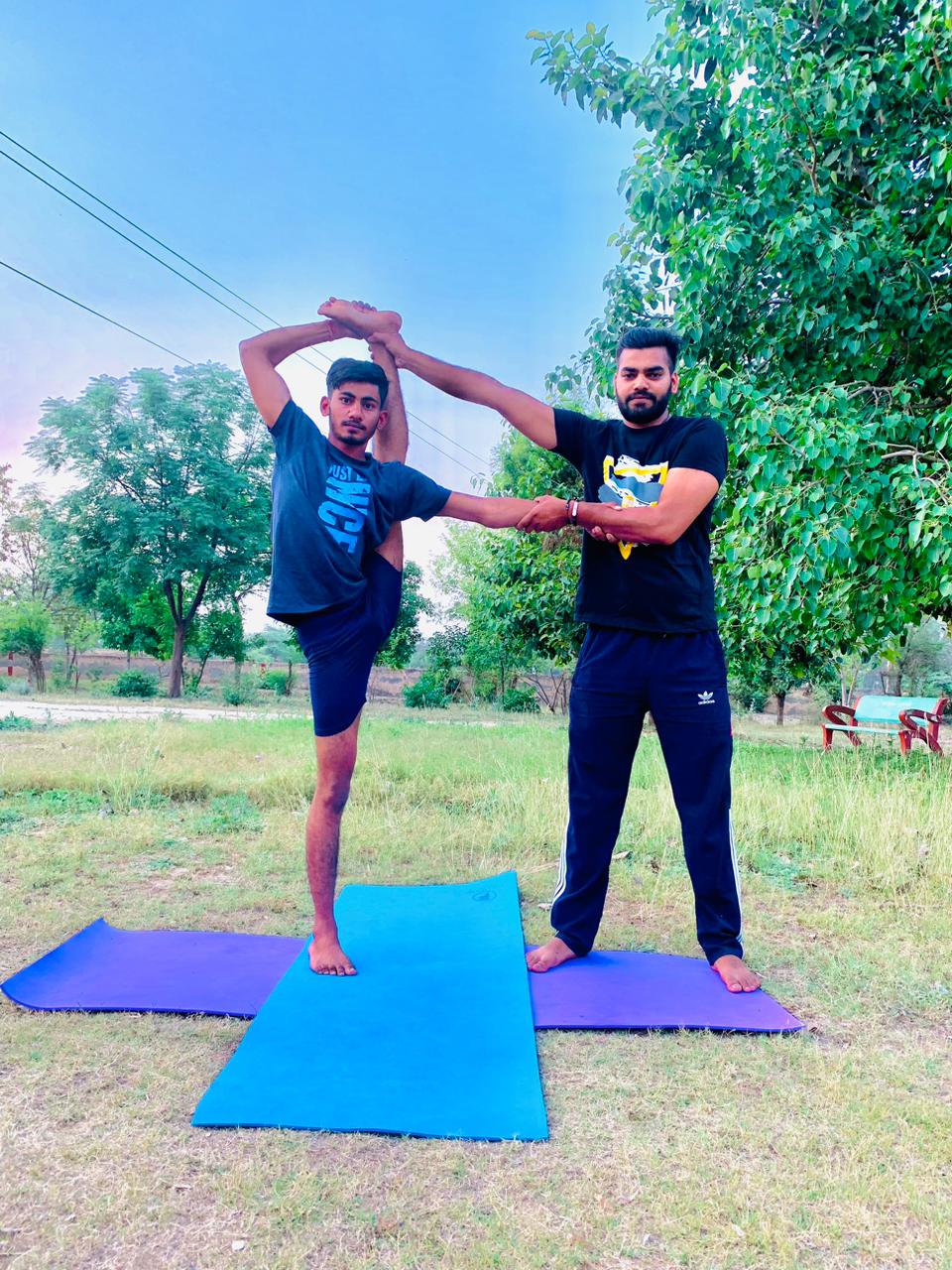 Yoga session photo